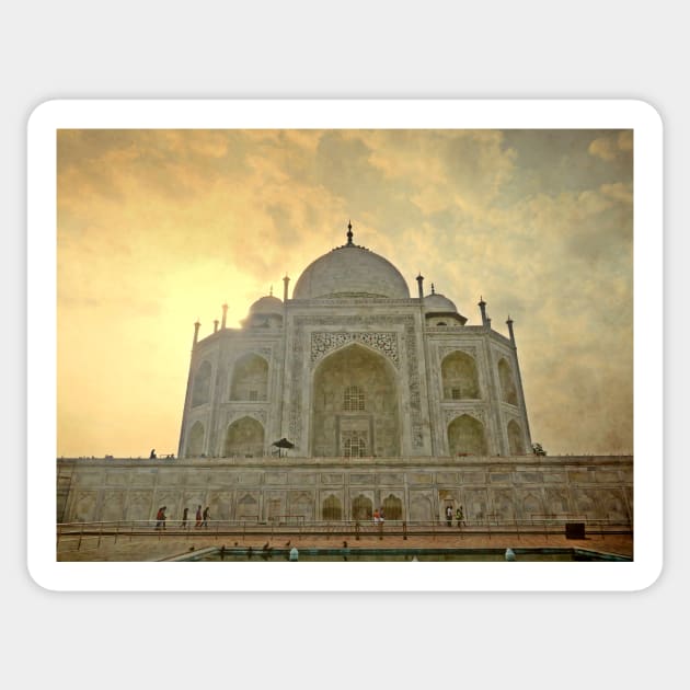 Taj Mahal Sticker by rosedew